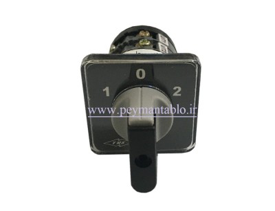 کلید سلکتور (گردان) دو فاز ، دو طرفه ، 16 آمپر ، TRS