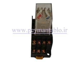 رله 220 ولت AC پنج آمپر چهار کنتاکت (omron)