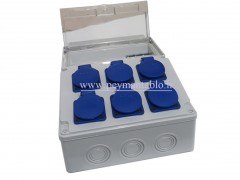 جعبه پریز کارگاهی تک فاز(IP66) آمپراژ 16 (PARSA)