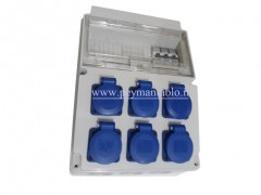جعبه پریز کارگاهی تک فاز (IP66) آمپراژ 16 (PARSA)