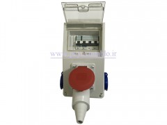 جعبه پریز کارگاهی تک و سه فاز (IP66) آمپراژ 16 (PARSA)