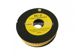 حروف لاتین مربوط به سیم 2.5 تا 6 میلیمتر (EC-2)