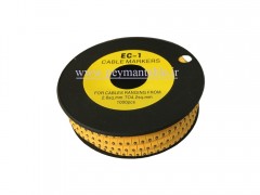 شماره لاتین مربوط به سیم 0.5 تا 2.5 میلیمتر (EC-1)