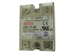 رله الکترونیکی SSR تک فاز 75 آمپری FOTEK 75DA