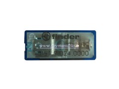 رله مینیاتوری 24 ولت DC تک کنتاکت (Finder(40.61