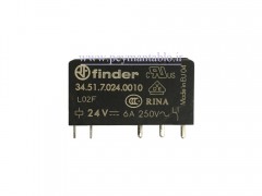 رله PLC) 24 V DC) یک کنتاکت (Finder(34.51