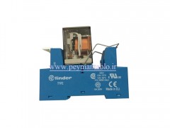 رله فیندر 110 ولت AC چهار کنتاکت (Finder(55.34