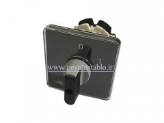 کلید سلکتور (گردان) سه فاز ، یکطرفه ، 40 آمپر ، TRS