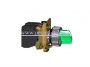 کلید فرمان دو طرفه چراغدار فلزی (1--0--2) Schneider electric