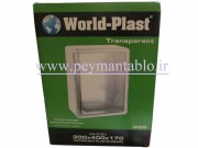 تابلوی پلاستیکی (ABS) درب مات (World-Plast (30*40*17