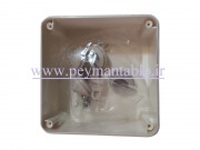 جعبه تقسیم برق (درب پیچ خور) پلاستیکی 6*10*10