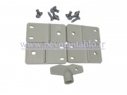 تابلو پلاستیکی (ABS) درب شفاف (50،70،25) World-Plast