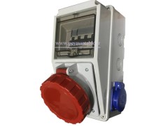 جعبه پریز کارگاهی تک و سه فاز (IP66) آمپراژ63 (PARSA)