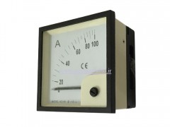 آمپرمتر تکی مستقیم10،20،40،60،100 آمپر آنالوگ عقربه ای(ابعاد 96 * 96) BEW