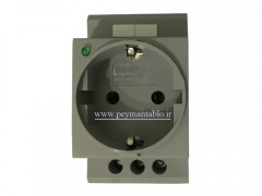 پریز تک فاز (ریلی) چراغدار (LED) ولتاژ 250 ولت 16 آمپر RAAD
