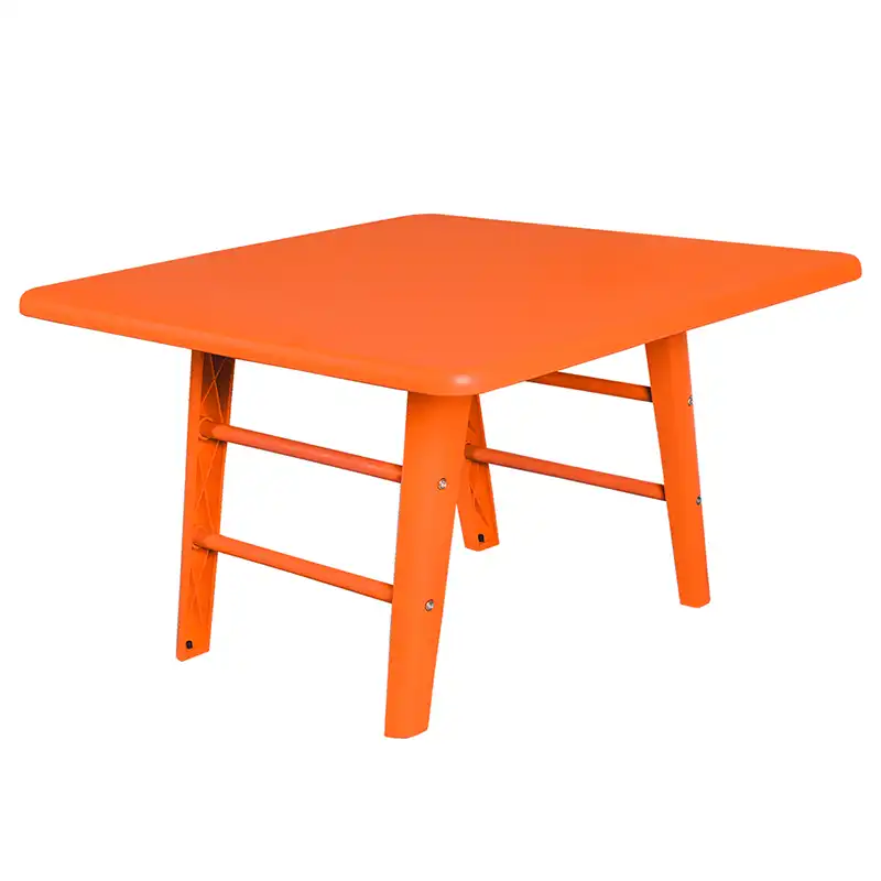 میز کودک مربع مینی تیکا رنگ نارنجی P/TF0307/7882