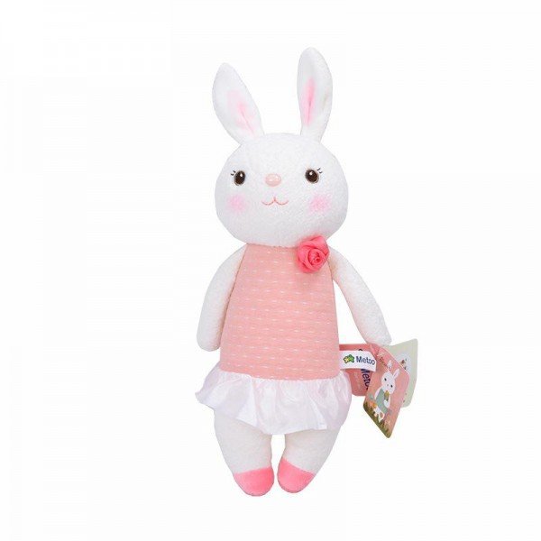 عروسک خرگوش با لباس صورتی مدل JAA931