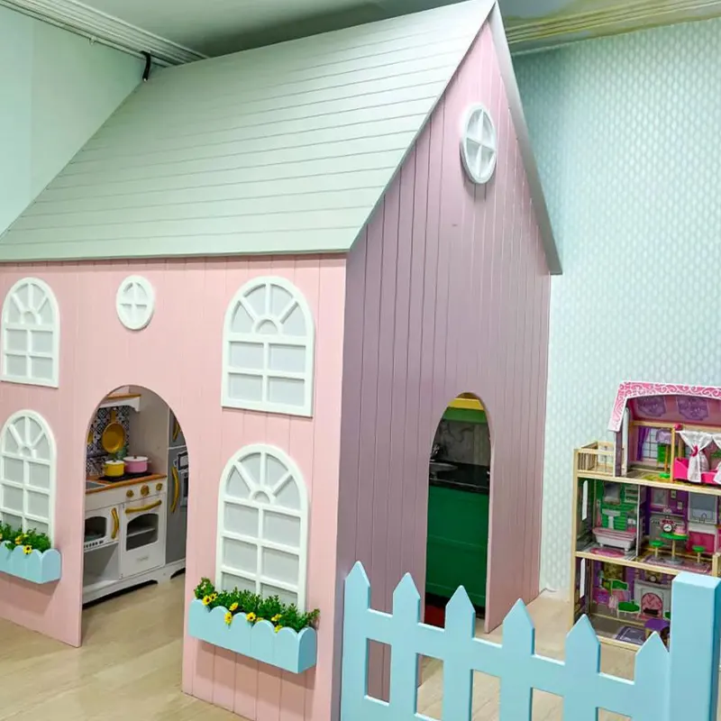 اسباب بازی استند خانه چوبی بزرگ 2 نما کد 6178585