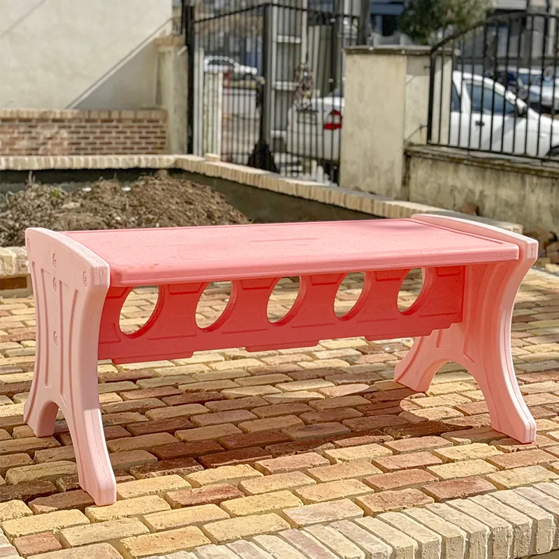 میز کودک مستطیل 6 نفره صورتی مدل P/VAN110/SU