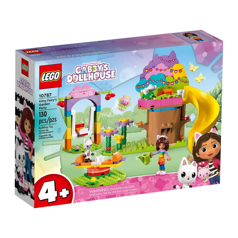 لگو خانه عروسک گبی 130 قطعه مدل Kitty Fairy's Garden Party کد 10787