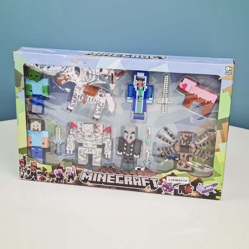 مینی فیگور 8 عددی ماینکرفت MINECRAFT کد P/19744/C