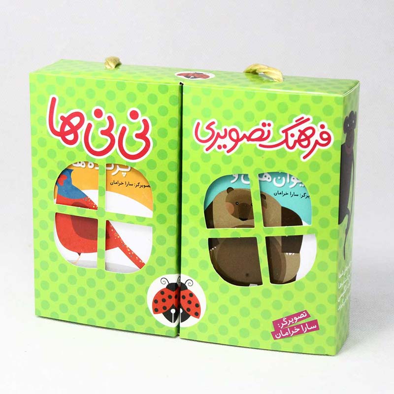 مجموعه 6 جلدی کتاب کودک فرهنگ تصویری نی نی ها رنگ سبز کد 3534219