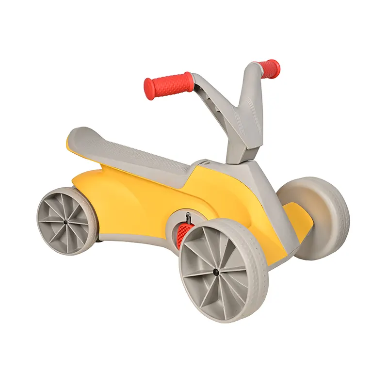 سه چرخه کودک رنگ زرد طوسی کمرنگ کد P/7276/E