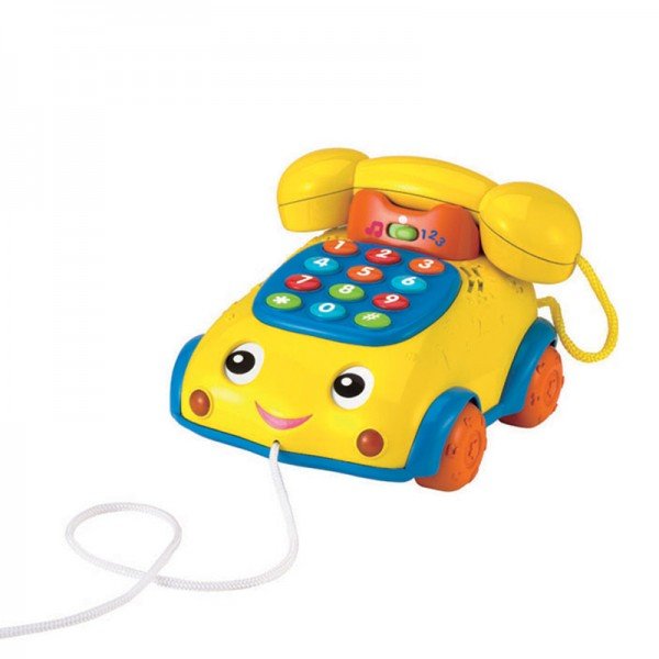 اسباب بازی تلفن موزیکال  کودک  رنگ زرد Winfun مدل 00663