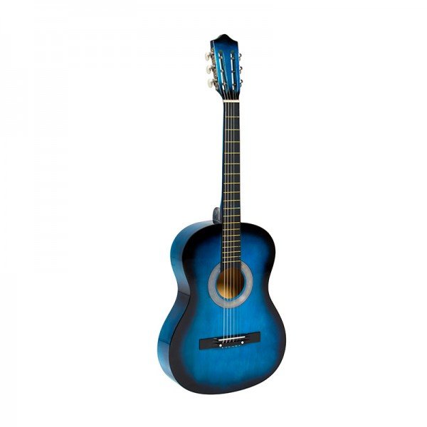گیتار چوبی بزرگ کودک رنگ آبی مدل 2245
