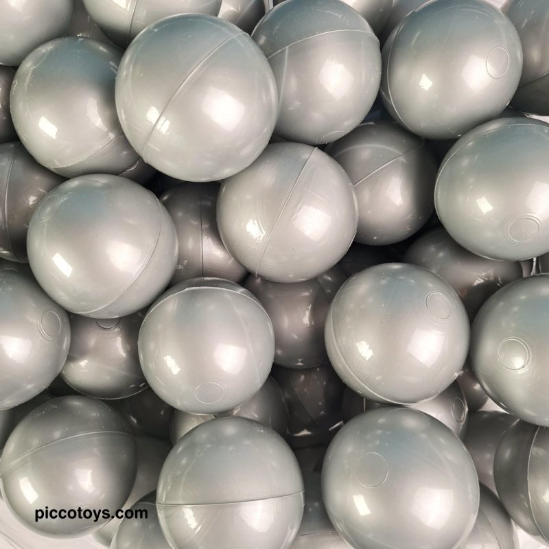 توپ رنگی بسته 500 تایی نقره ای کد P/TPN0500/SI