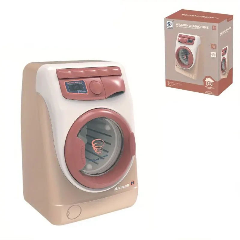 اسباب بازی ماشین لباسشویی موزیکال صورتی کد YH1293S