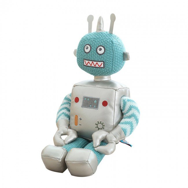 عروسک پولیشی ربات آبی کوچک مدل 1065