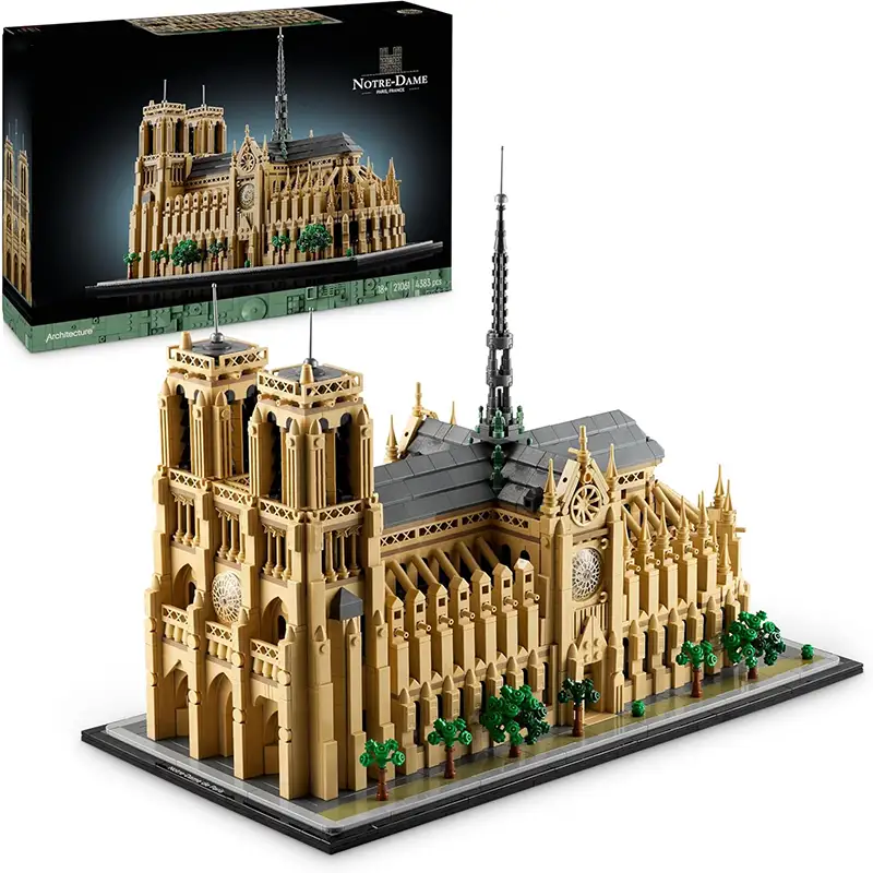 اسباب بازی لگو 1757 تکه کلیسای نوتردام پاریس NOTRE DAME DE PARIS کد T2106