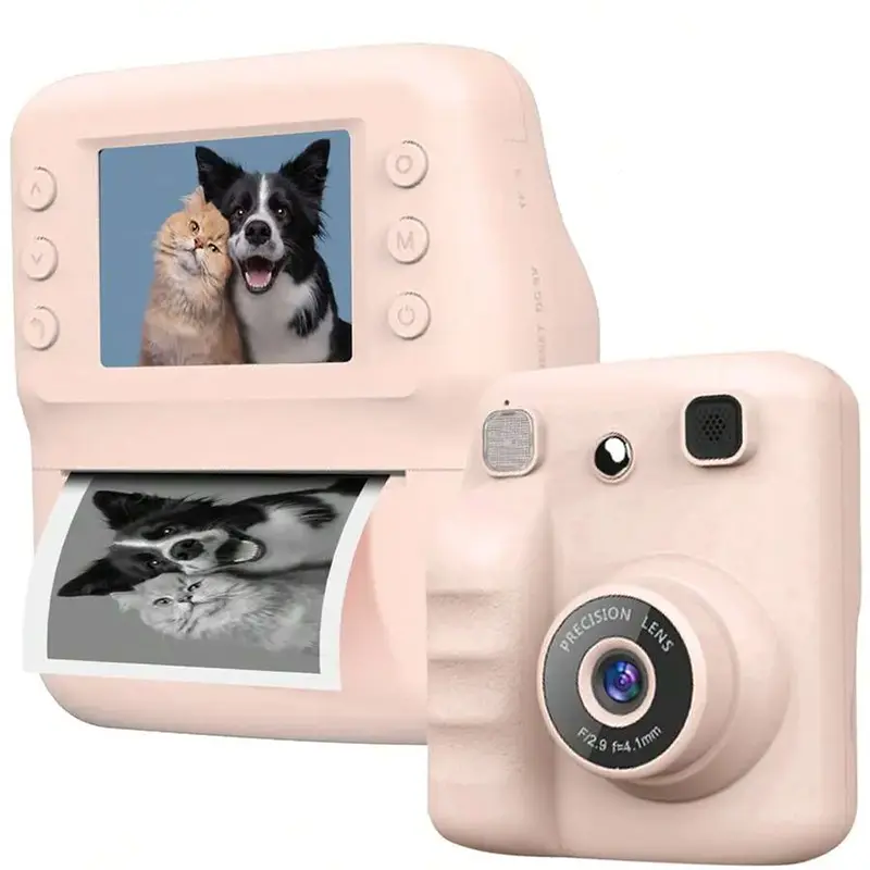 دوربین عکاسی چاپ فوری کودک PRINT CAMERA رنگ صورتی کد 7476051