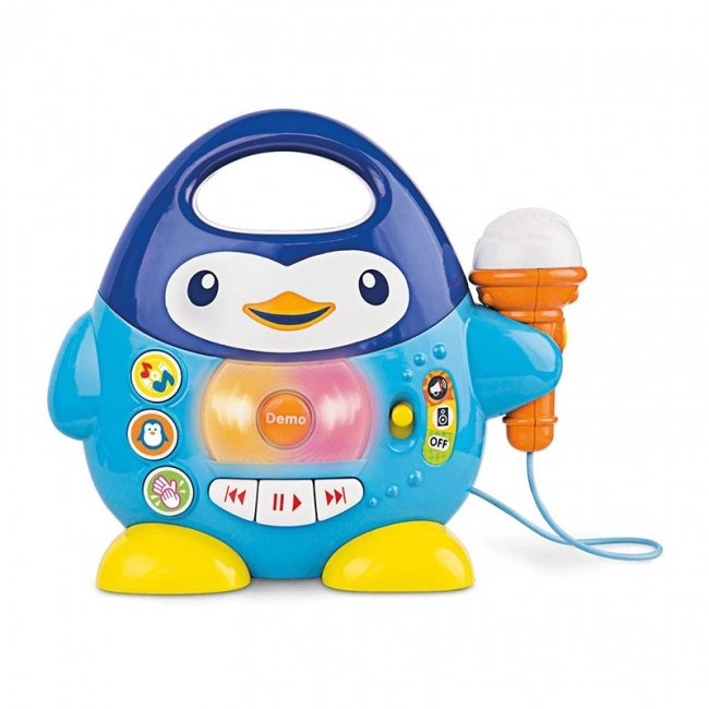 میکروفون اسباب بازی موزیکال طرح پنگوئن winfun مدل 002514A