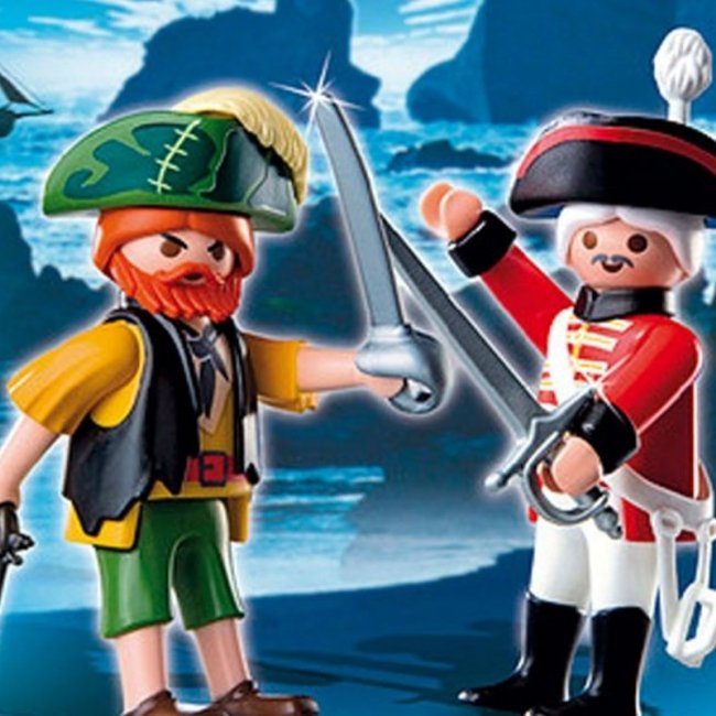 pirate and redcoat soldierکد 4127