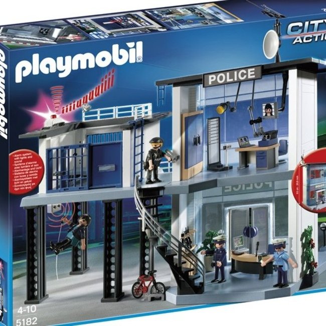 ساختنی پلي موبيل مدل police station with alarm system 5182