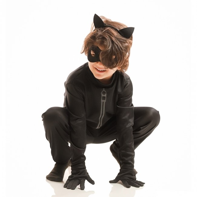 لباس پسر گربه ای(گربه سیاه)مدل 7453