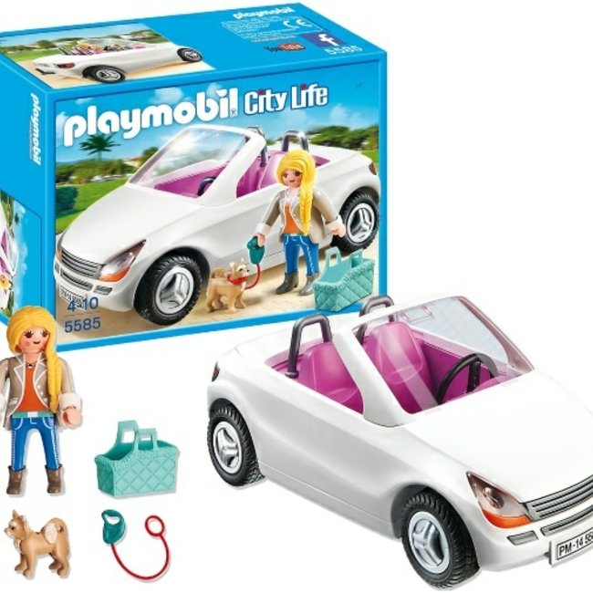 Convertible with Woman & Puppy Play Set كد 5585