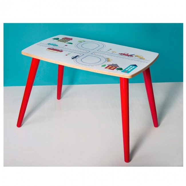 میز چوبی کودک پوپولوس طرح خیابان کد 10415