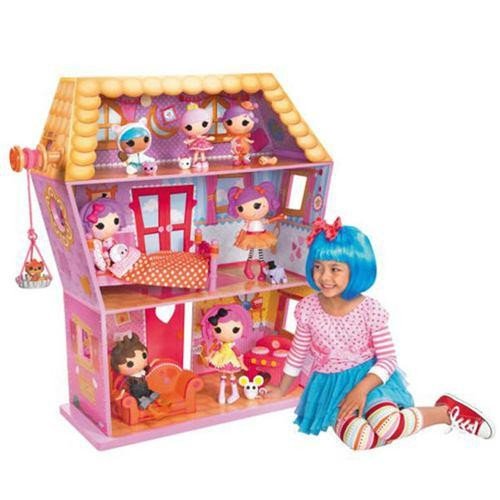 خانه عروسک چوبی لالالوپسی