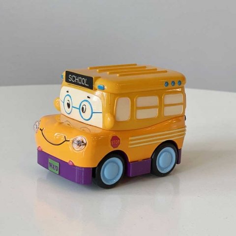 اسباب بازی ماشین فلزی عقب کش مدل اتوبوس مدرسه کد YD626