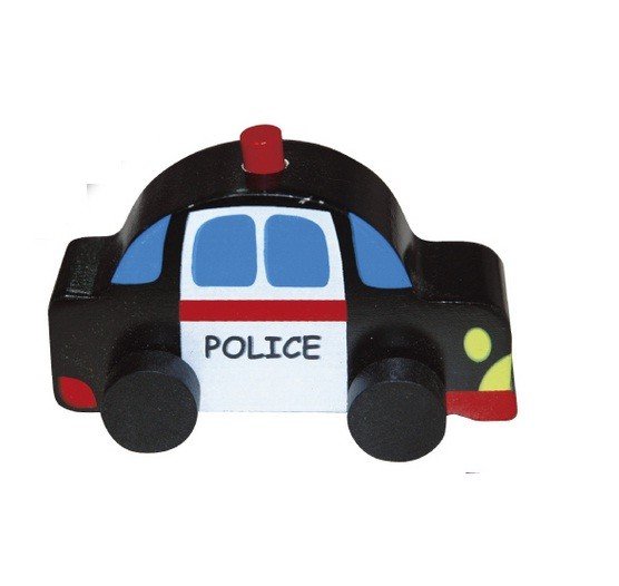ماشین پلیس چوبی tooky_toys کدtkb809