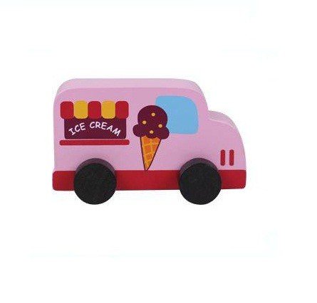 ماشین بستنی فروش چوبی tooky_toys کدtkb590