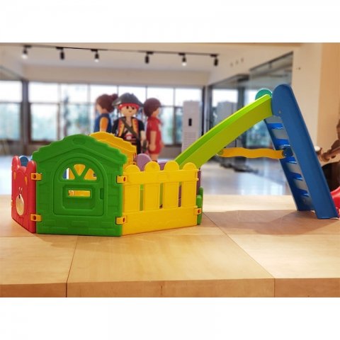 پارک بازی کودک با سرسره پیکو مدل 7 ضلعی