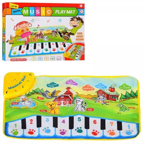 تشک بازی موزیکال مدل پیانو پارچه ای کد LT3902
