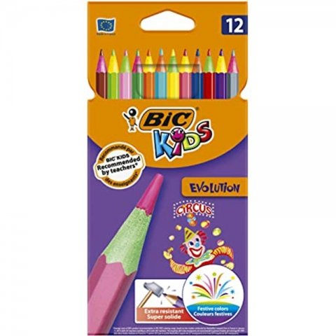 مداد رنگی 12 رنگ بیک BIC کد 2064