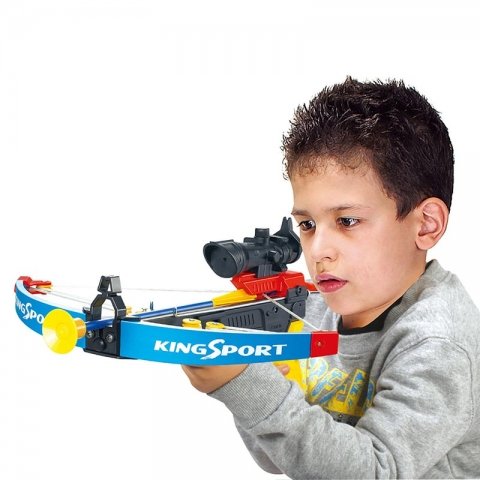 تیرکمان اسباب بازی کودک رنگ مشکی آبی مدل 35881K