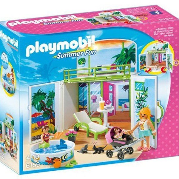 Playmobil My Secret Beach Bungalow Play Box كد 6159