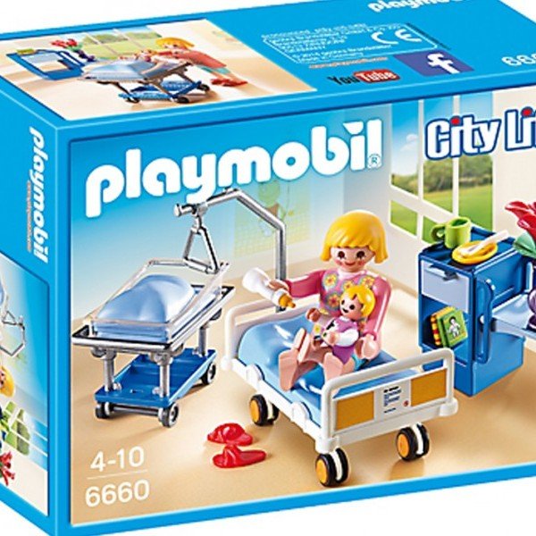 Playmobil City Life Children's Hospital Maternity Room کد 6660